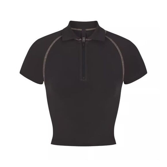 Skims New Vintage Sport Collared T-Shirt Washed Onyx Size 4X - Picture 1 of 10